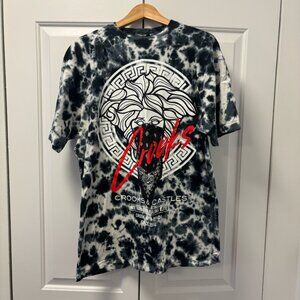 Crooks & Castles - Men's T-Shirt - Large - Blue, White